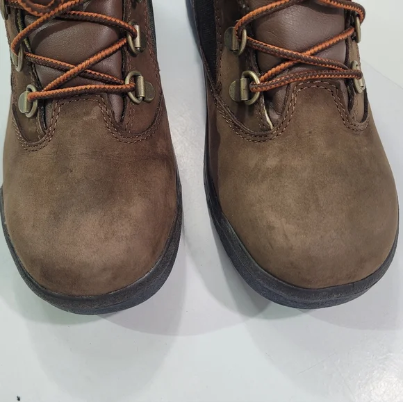 TIMBERLAND BIG KIDS BEEF BROCCOLI 6" FIELD BOOTS SIZE 4 BROWN/OLIVE - Picture 6 of 14